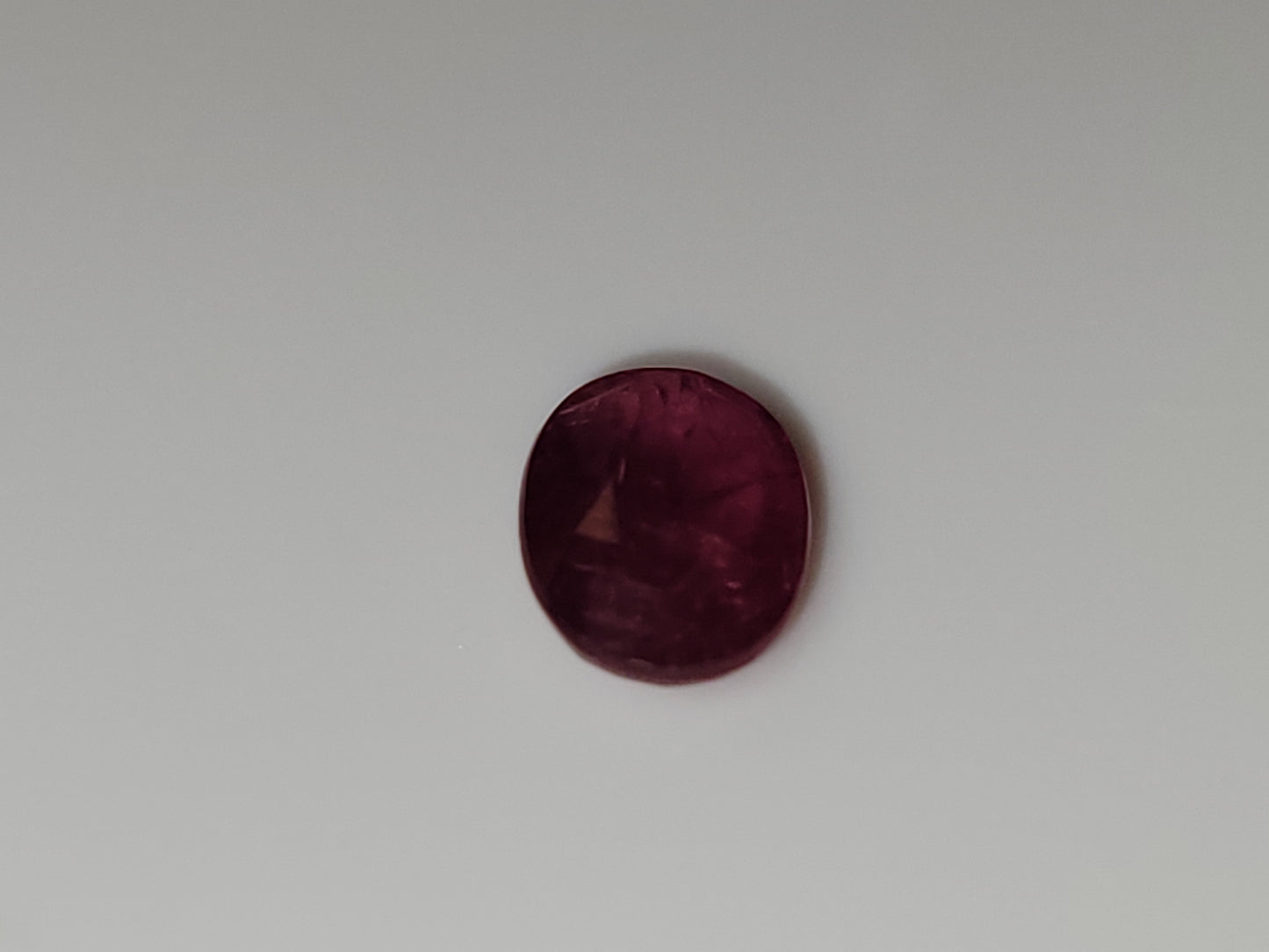 0.88 Ct. Oval-Cut Mozambique Ruby