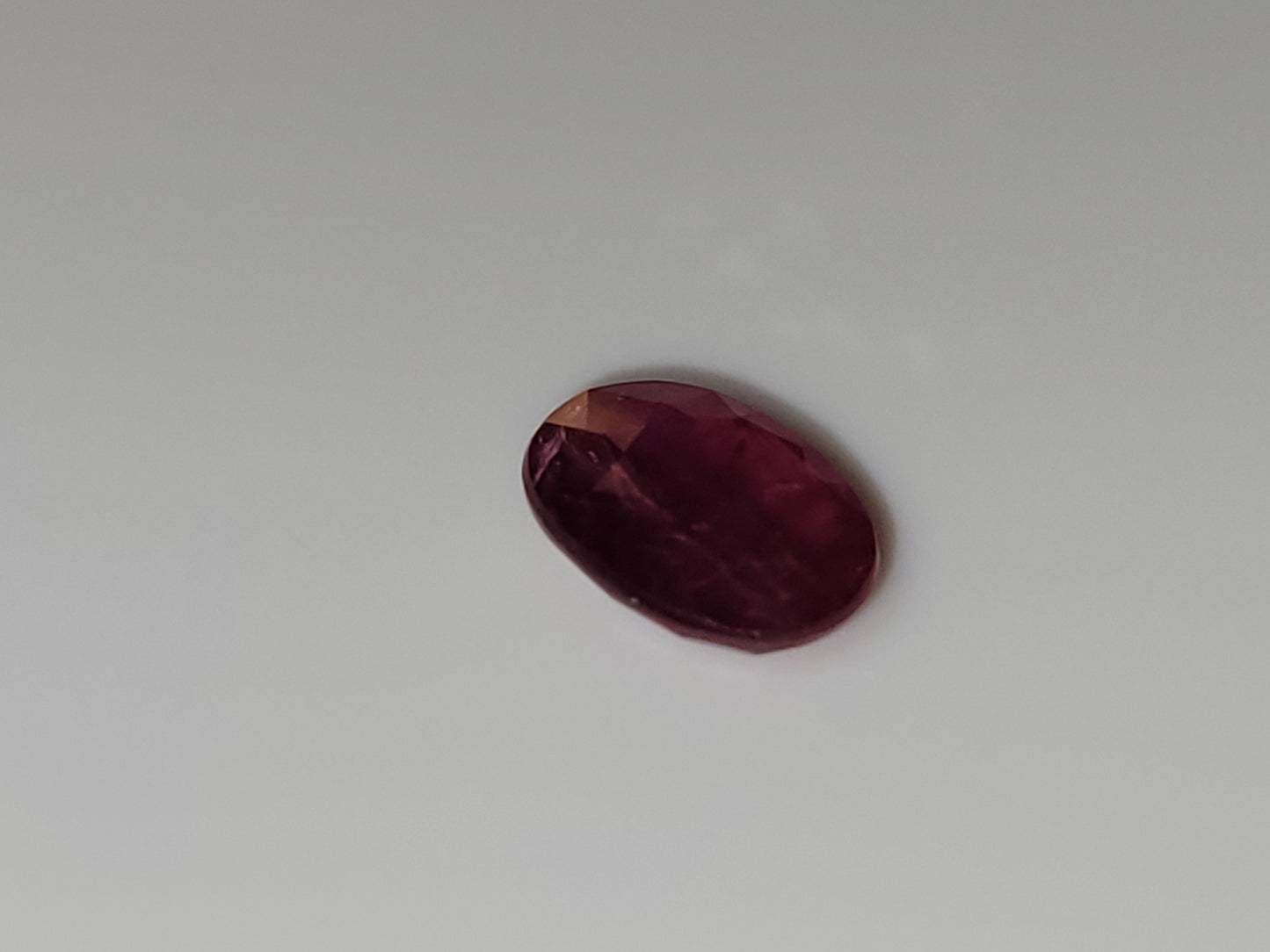 0.88 Ct. Oval-Cut Mozambique Ruby