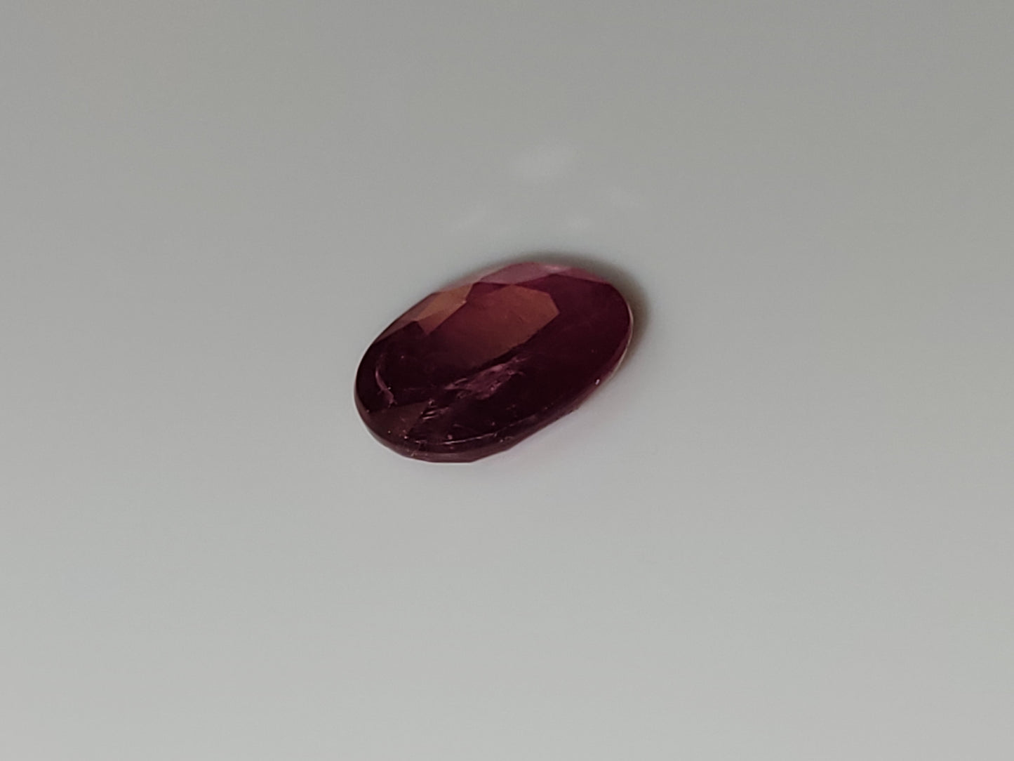 0.88 Ct. Oval-Cut Mozambique Ruby