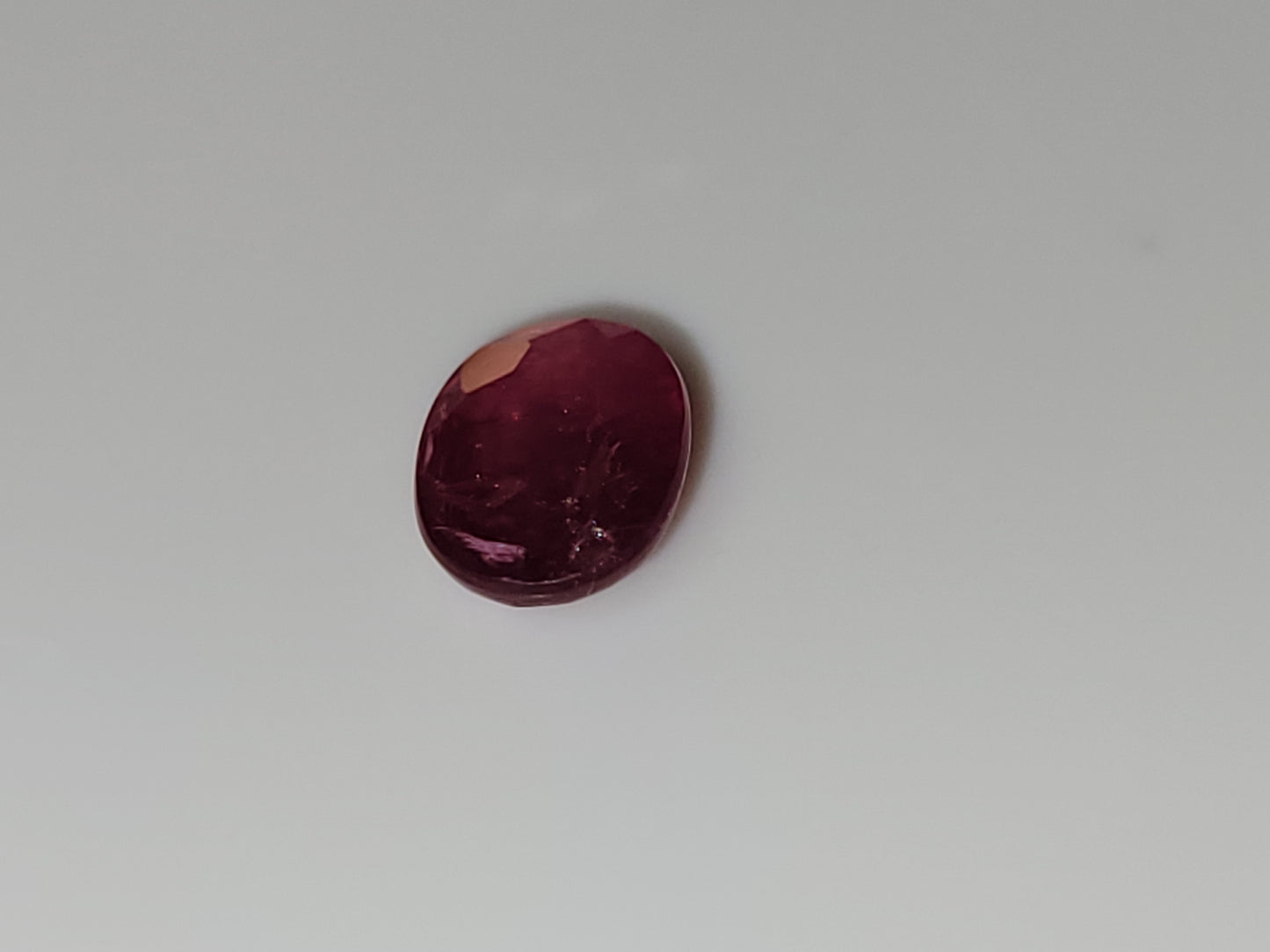 0.88 Ct. Oval-Cut Mozambique Ruby