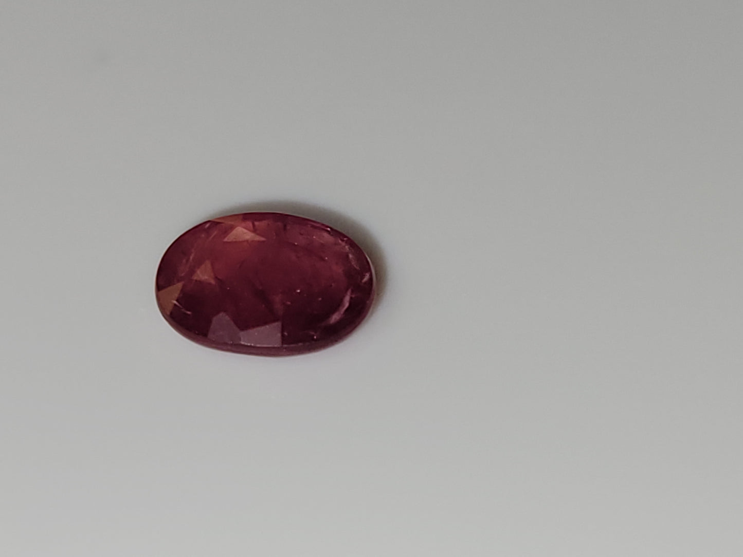 0.88 Ct. Oval-Cut Mozambique Ruby