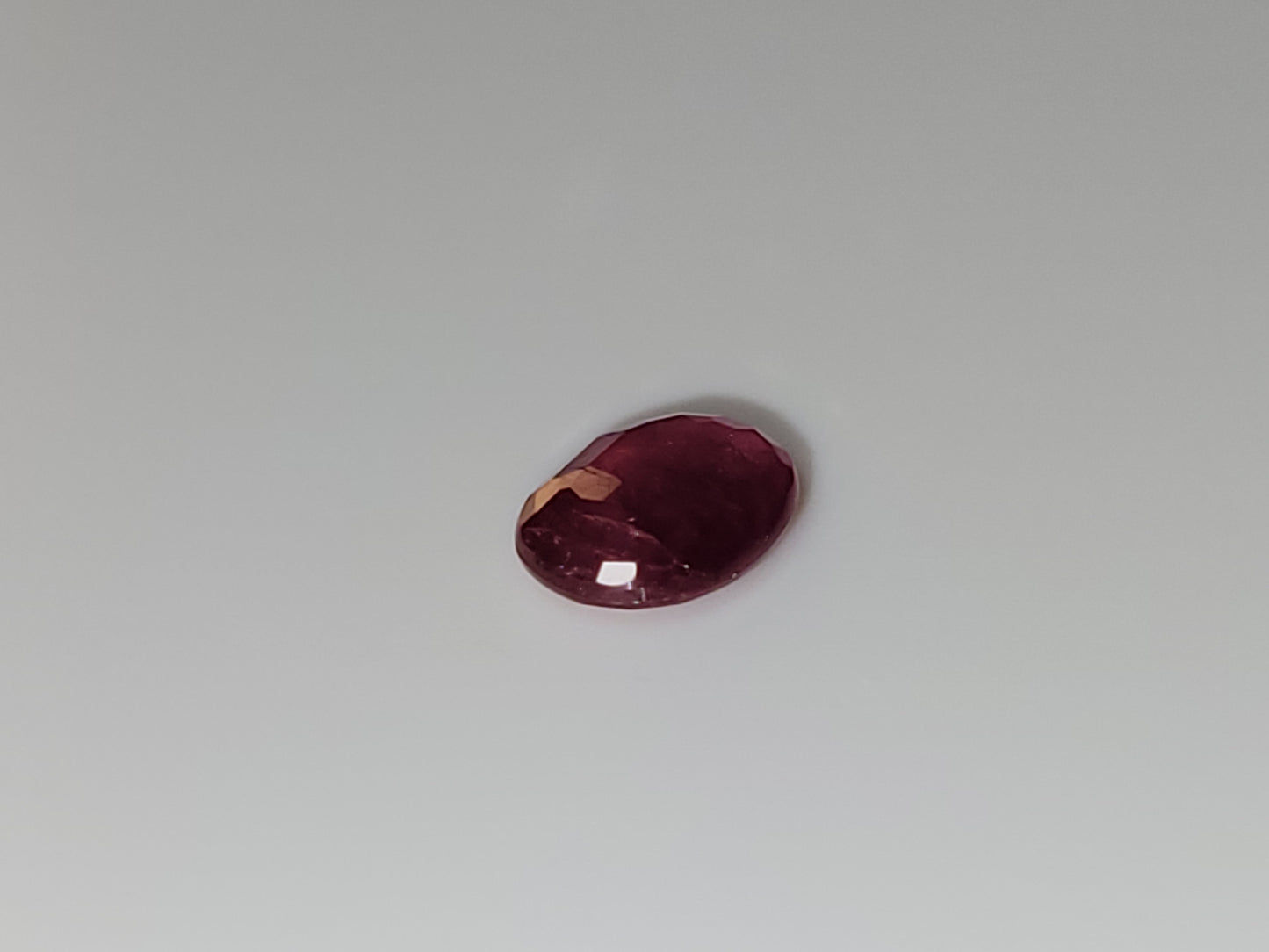 0.88 Ct. Oval-Cut Mozambique Ruby