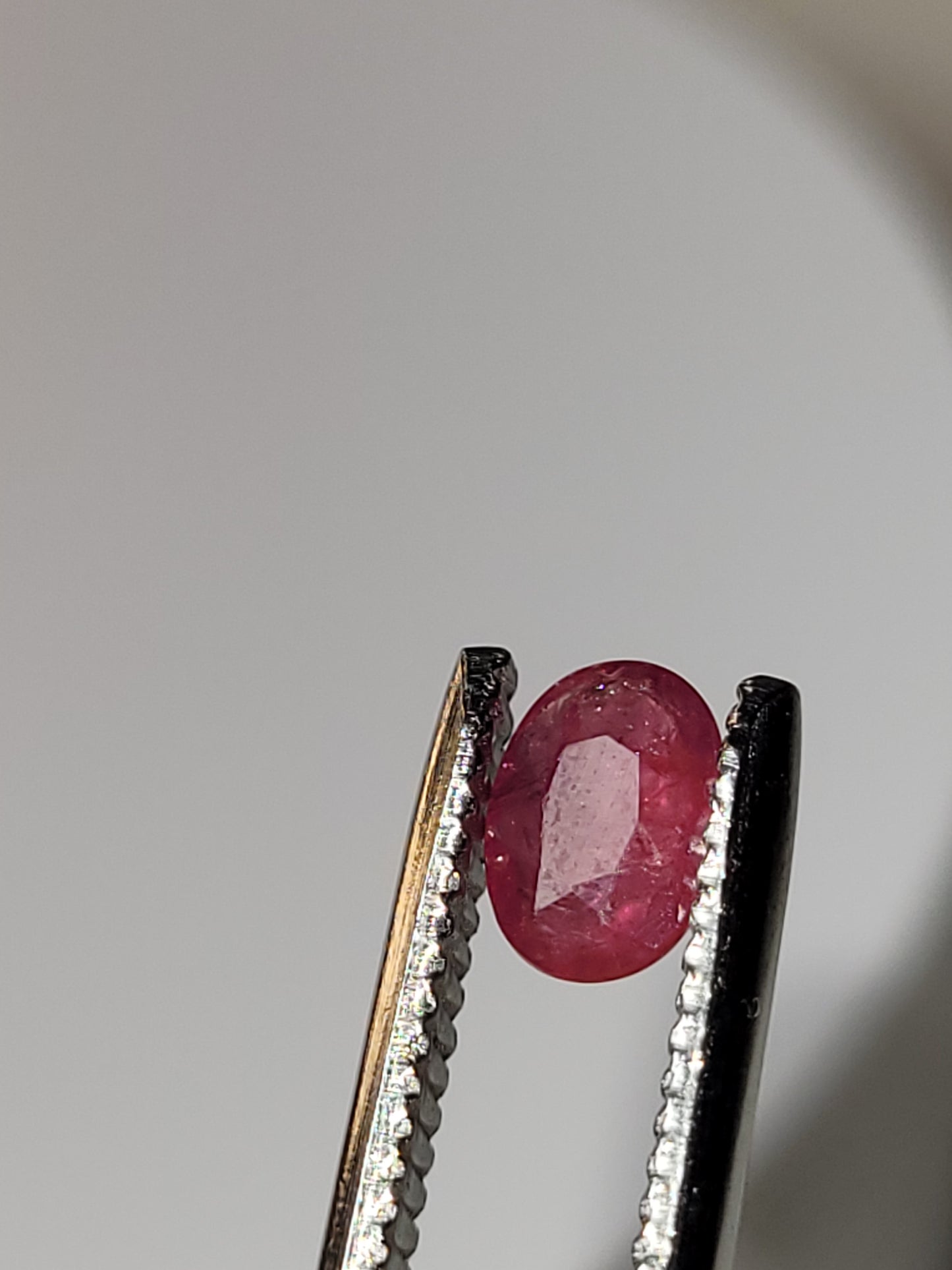 0.88 Ct. Oval-Cut Mozambique Ruby