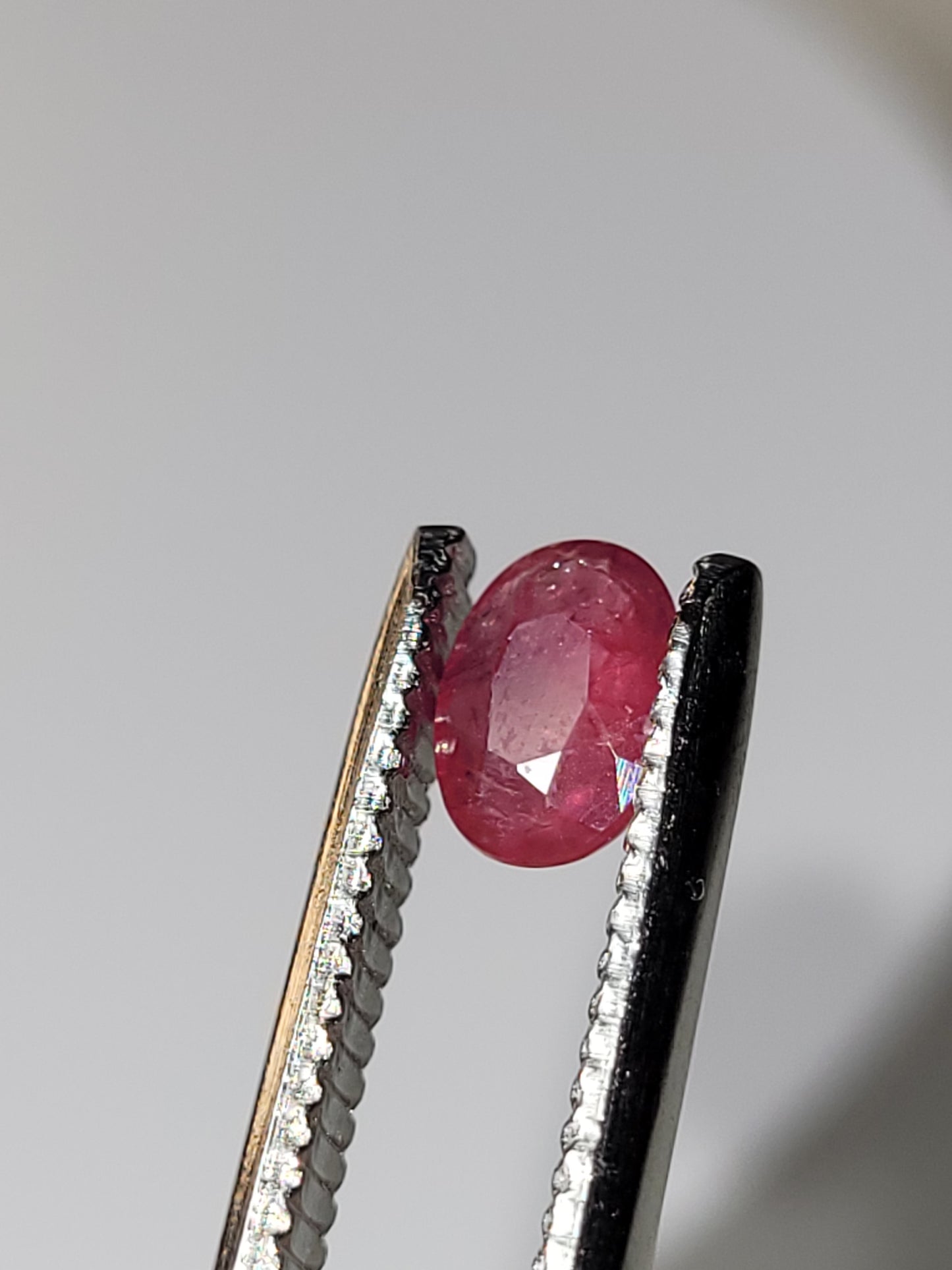 0.88 Ct. Oval-Cut Mozambique Ruby