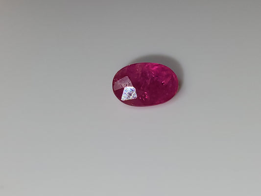 0.69 Ct. Oval-Cut Mozambique Ruby