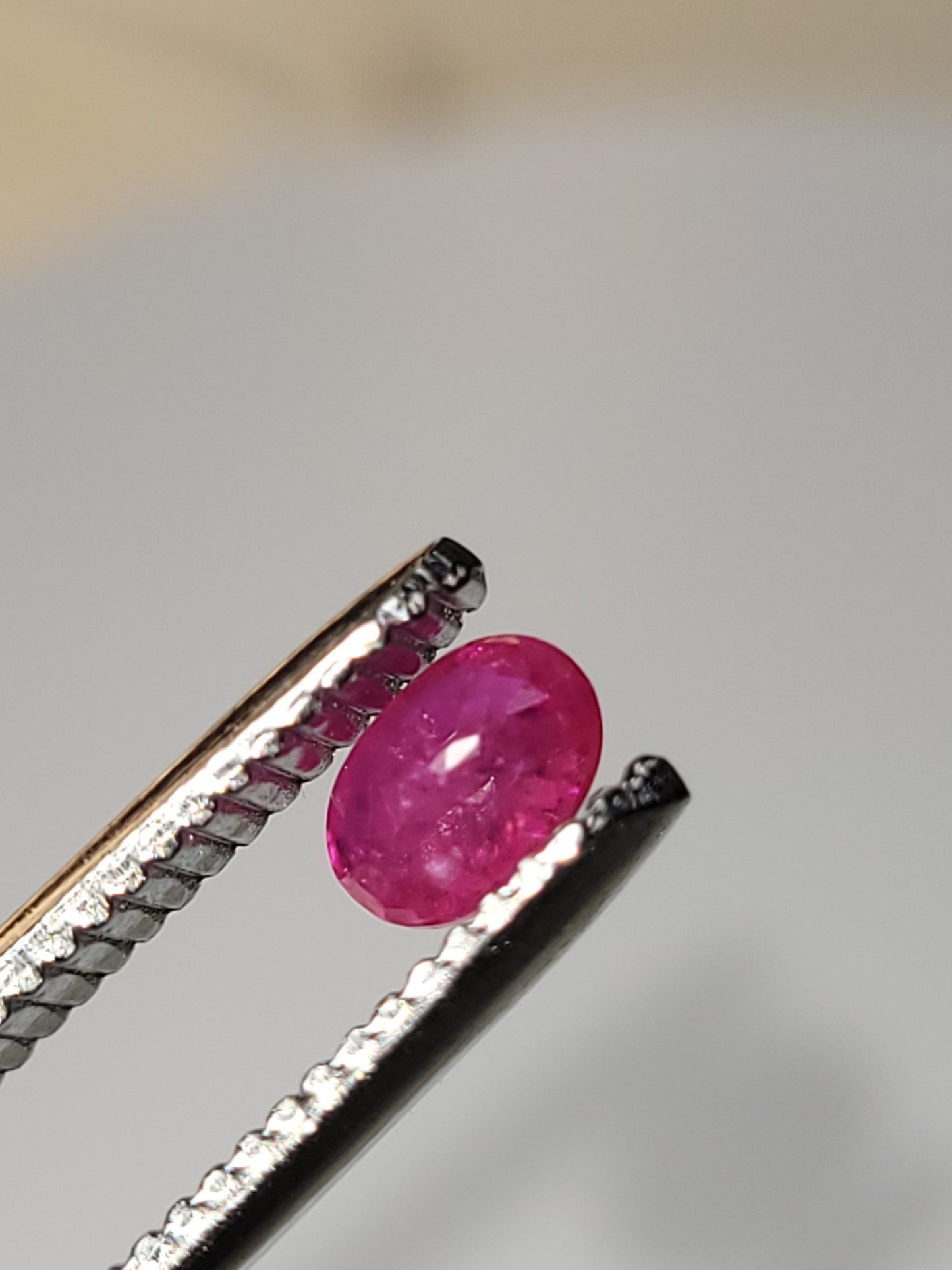 0.69 Ct. Oval-Cut Mozambique Ruby