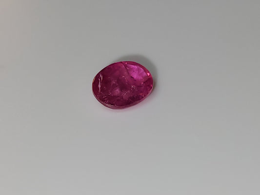 0.905 Ct. Oval-Cut Mozambique Ruby