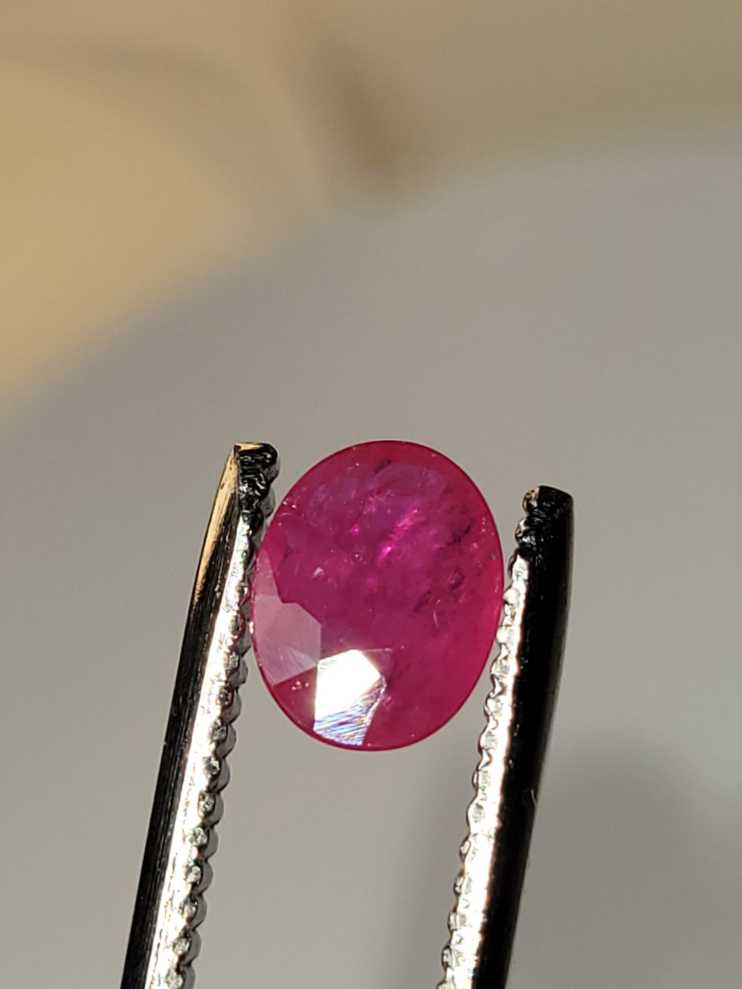 1.10 Ct. Oval-Cut Mozambique Ruby