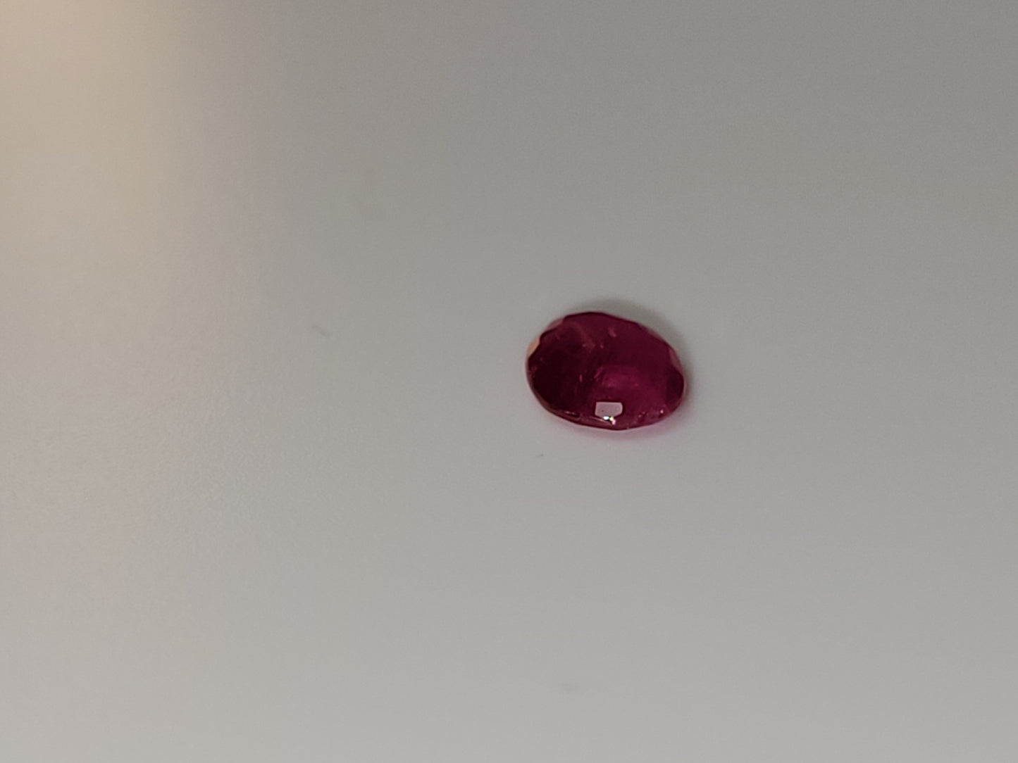 0.765 Ct. Oval-Cut Mozambique Ruby