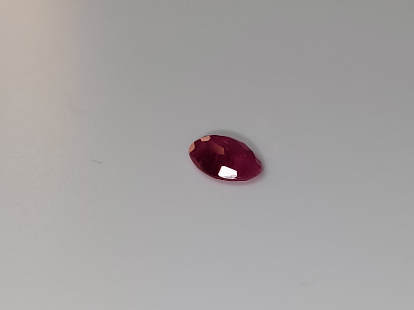 0.765 Ct. Oval-Cut Mozambique Ruby