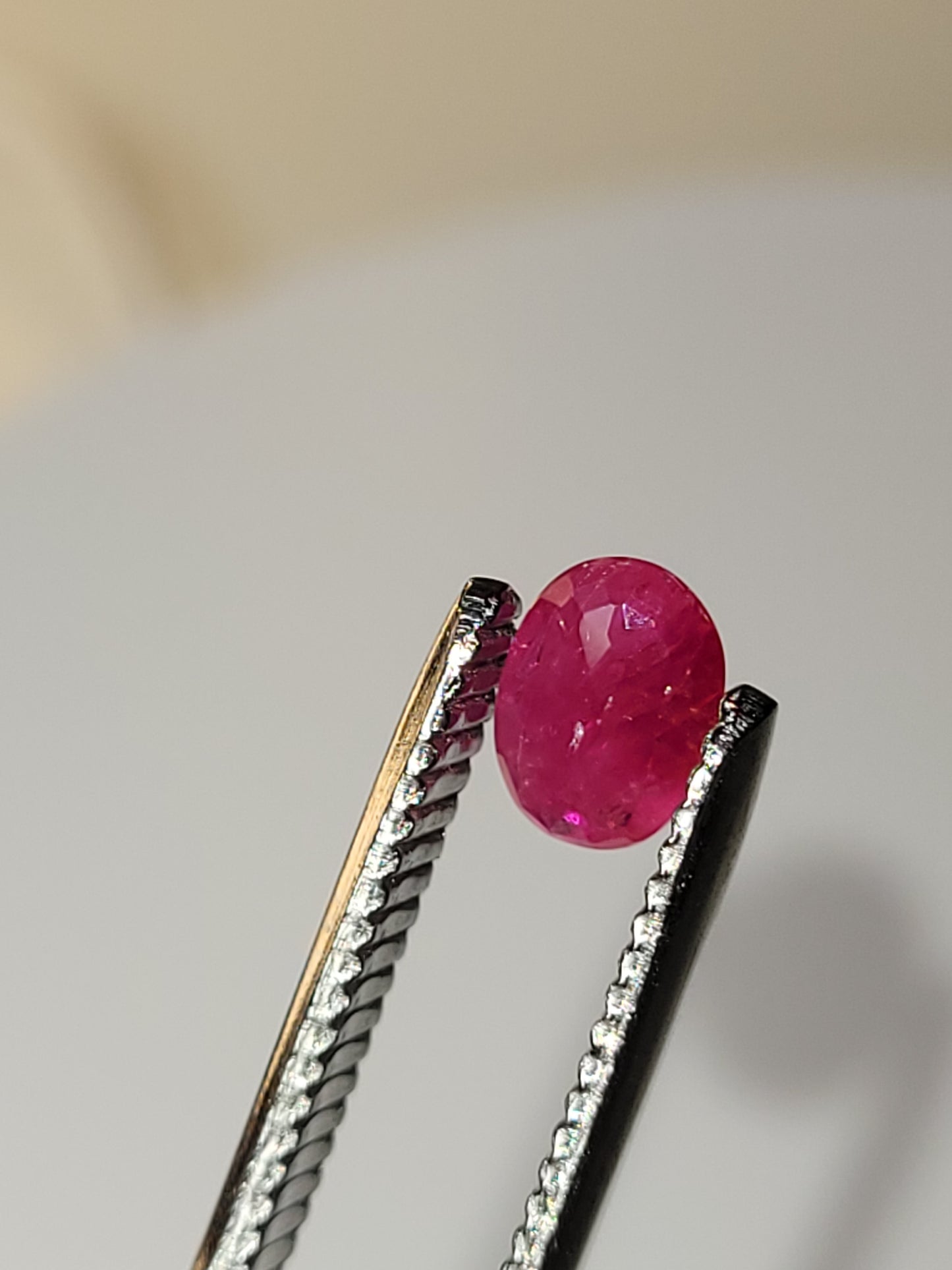 0.765 Ct. Oval-Cut Mozambique Ruby