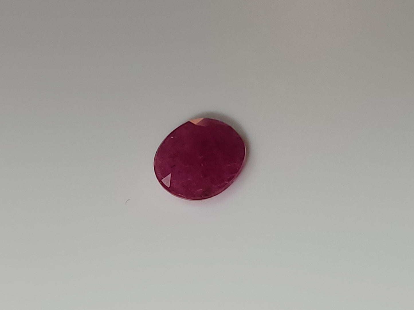 0.81 Ct. Oval-Cut Mozambique Ruby