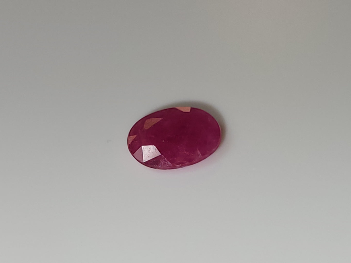 0.81 Ct. Oval-Cut Mozambique Ruby