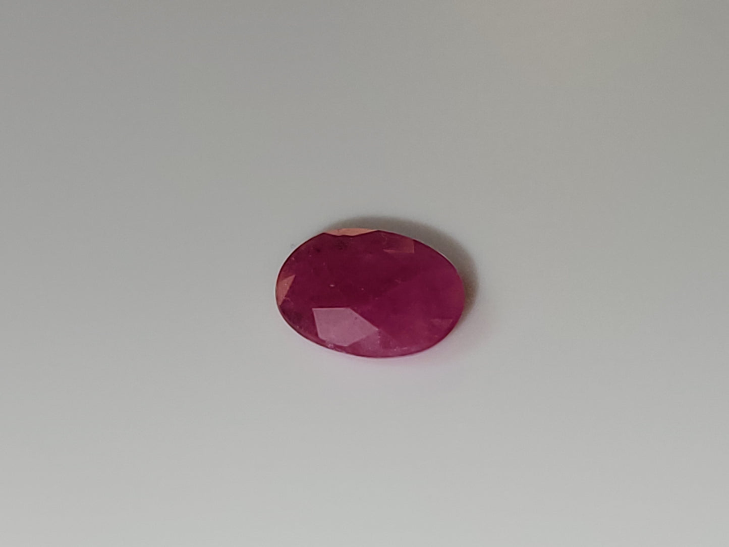 0.81 Ct. Oval-Cut Mozambique Ruby