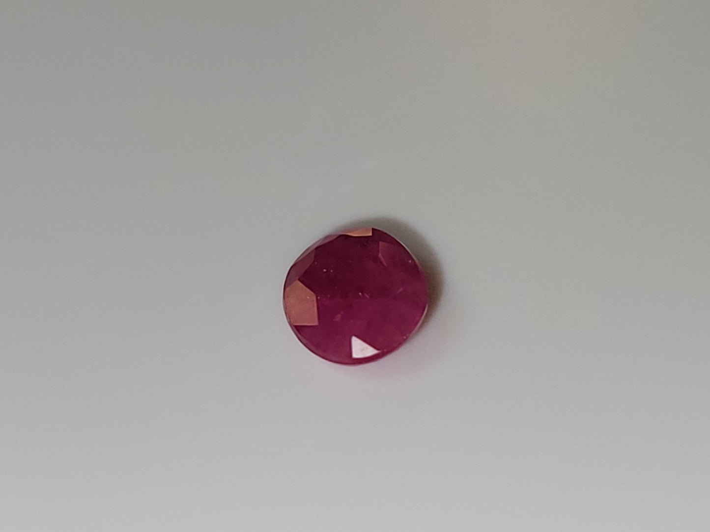 0.81 Ct. Oval-Cut Mozambique Ruby