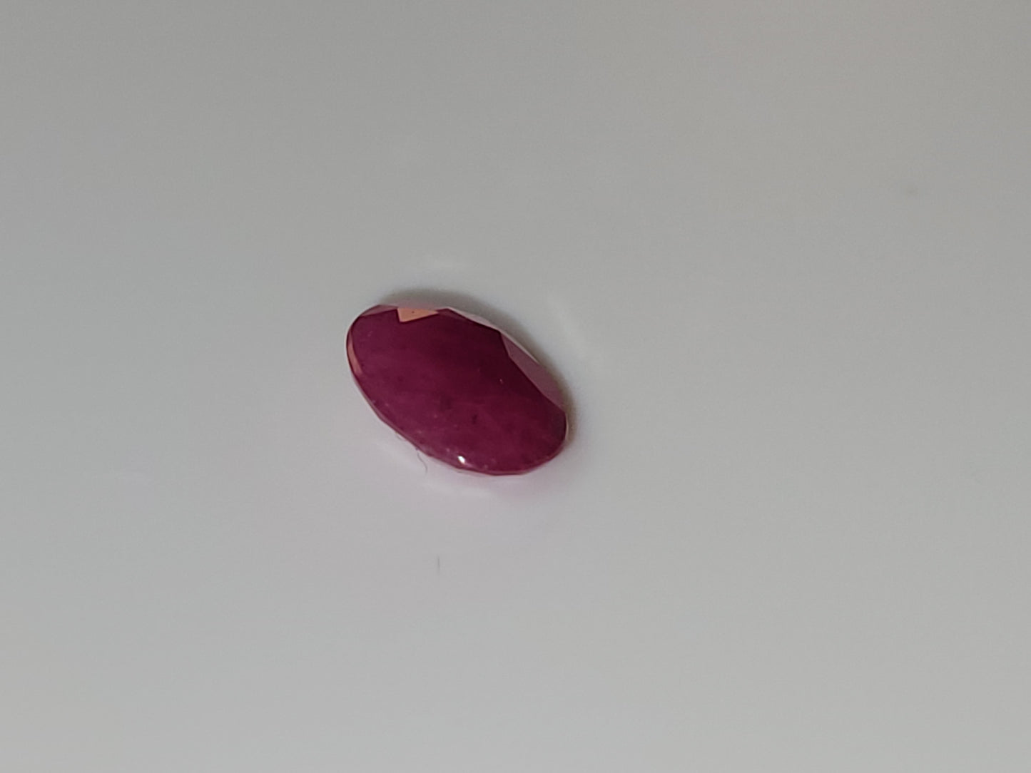 0.81 Ct. Oval-Cut Mozambique Ruby