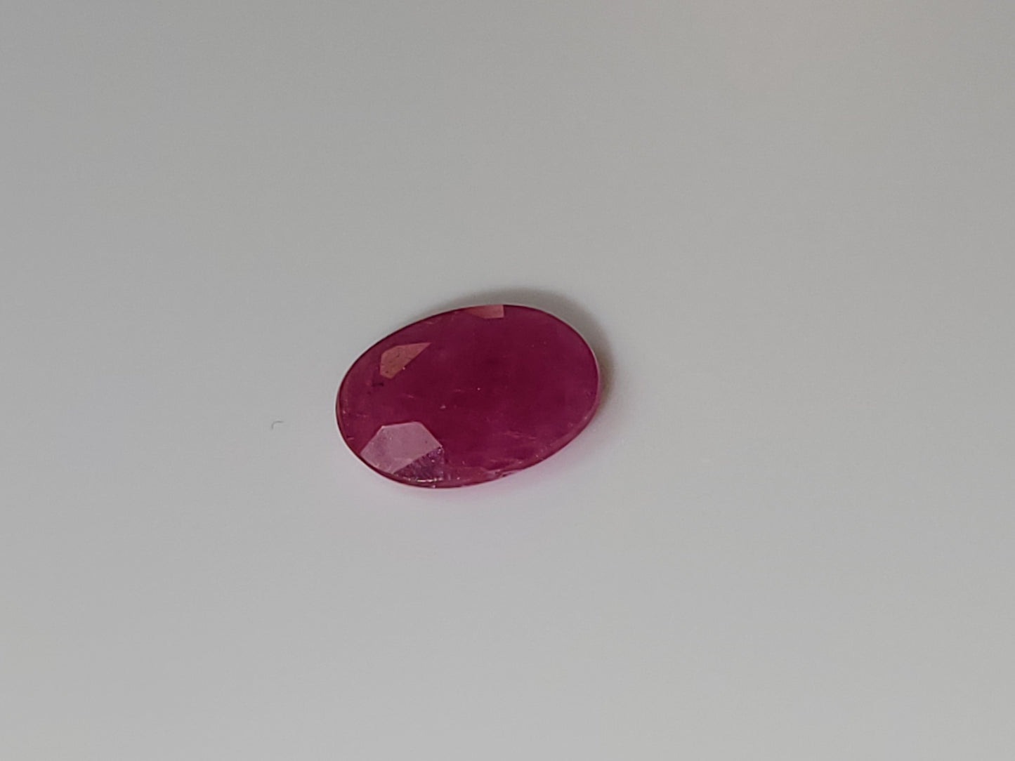 0.81 Ct. Oval-Cut Mozambique Ruby