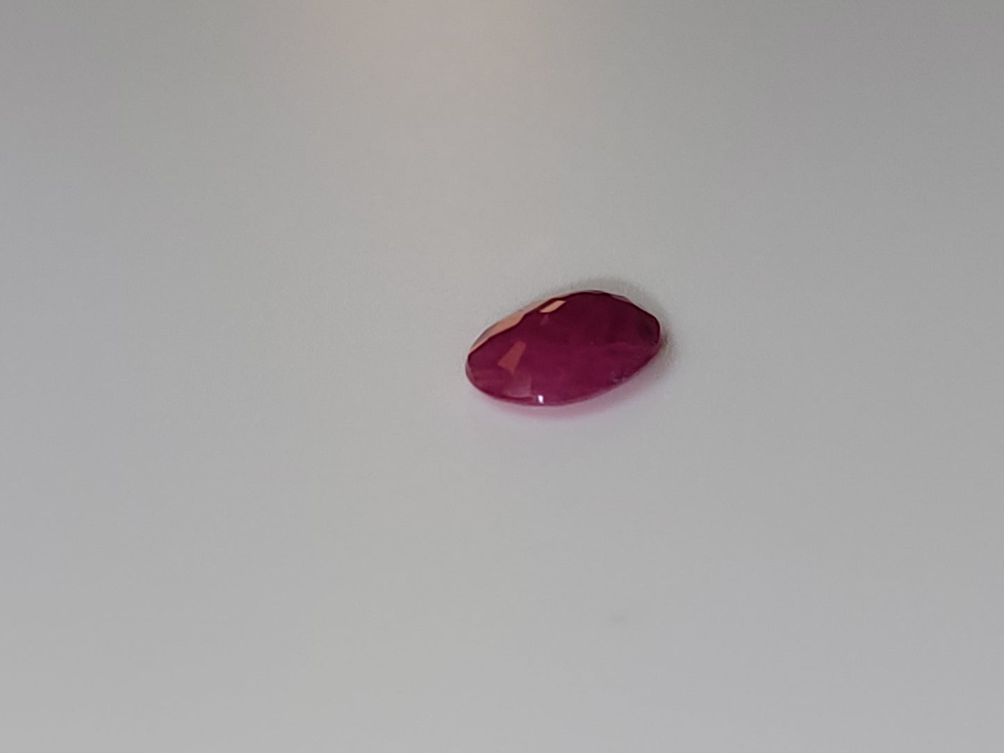 0.81 Ct. Oval-Cut Mozambique Ruby