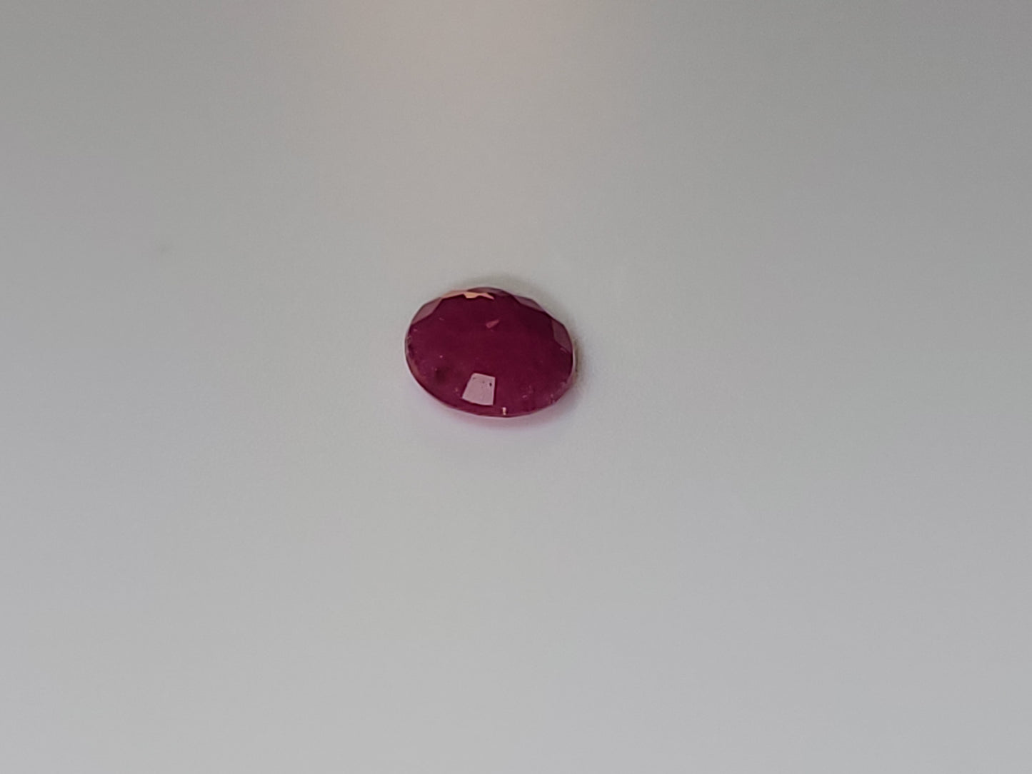 0.81 Ct. Oval-Cut Mozambique Ruby