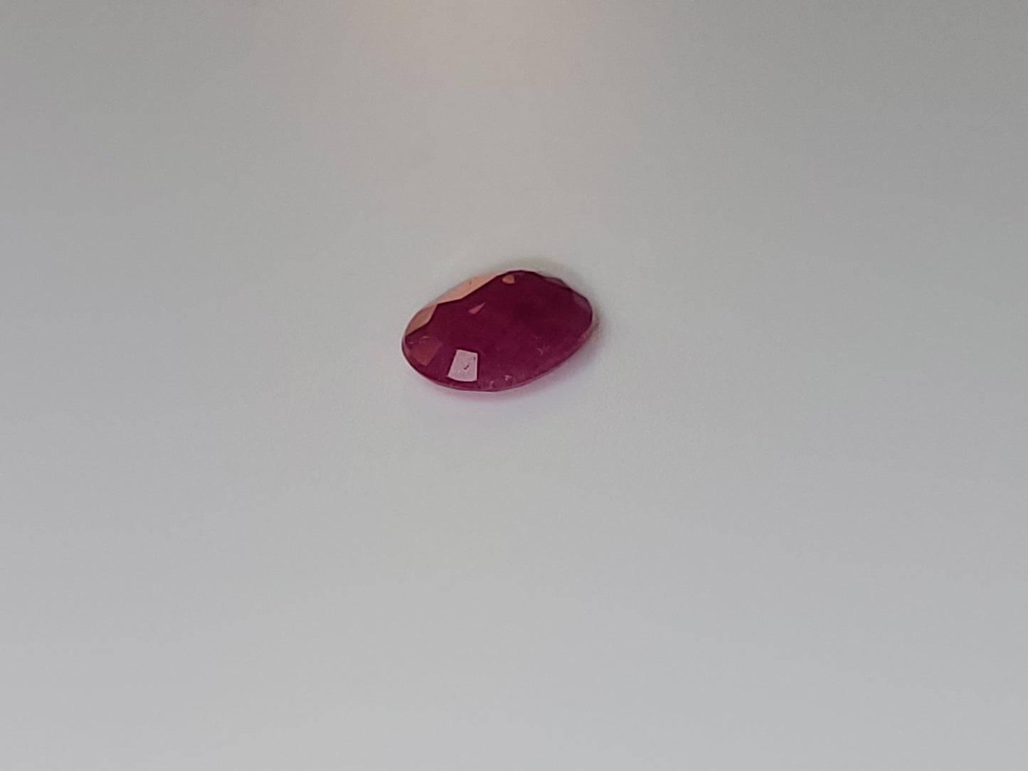 0.81 Ct. Oval-Cut Mozambique Ruby