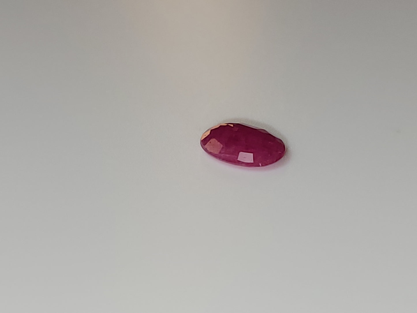 0.81 Ct. Oval-Cut Mozambique Ruby