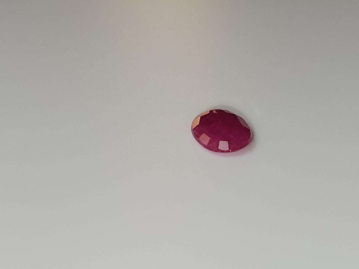 0.81 Ct. Oval-Cut Mozambique Ruby