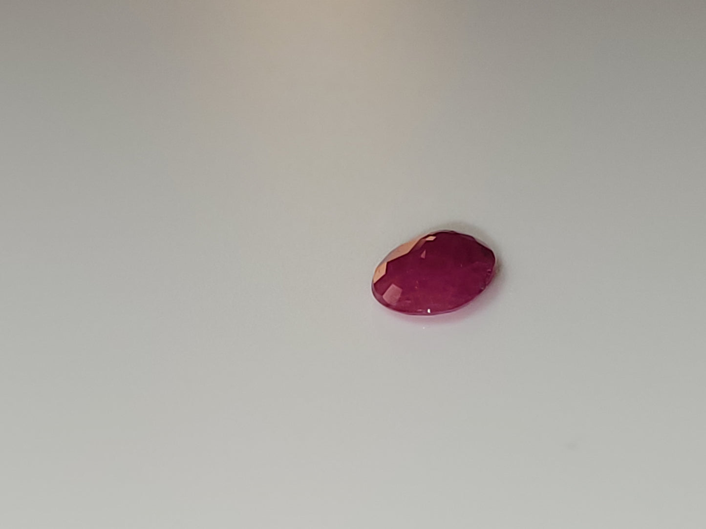 0.81 Ct. Oval-Cut Mozambique Ruby