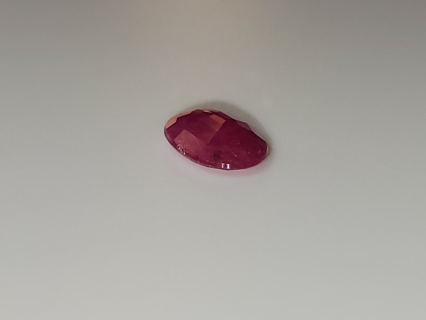 0.81 Ct. Oval-Cut Mozambique Ruby