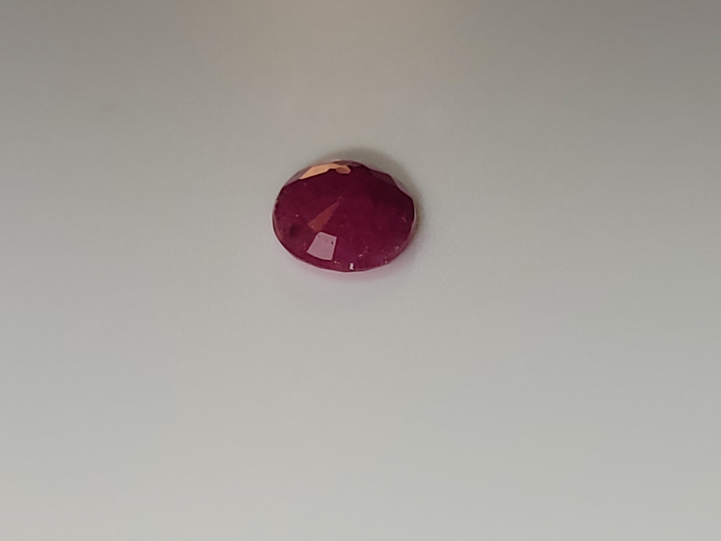 0.81 Ct. Oval-Cut Mozambique Ruby