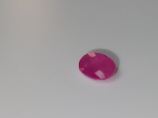 1.185 Ct. Oval-Cut Mozambique Ruby