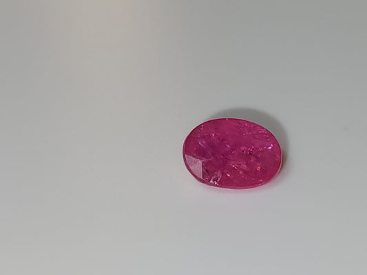 1.685 Ct. Oval-Cut Mozambique Ruby