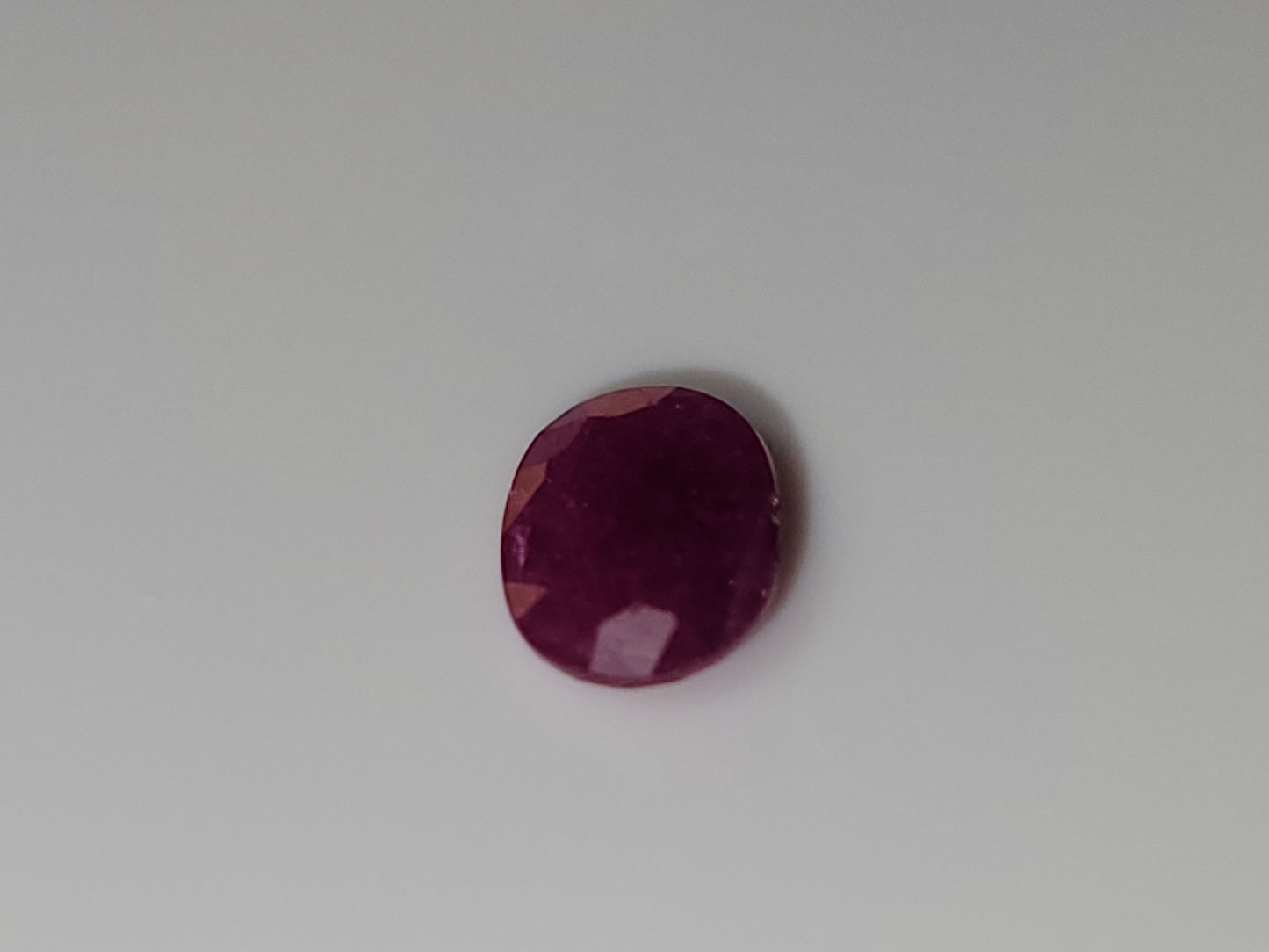 0.695 Ct. Oval-Cut Mozambique Ruby