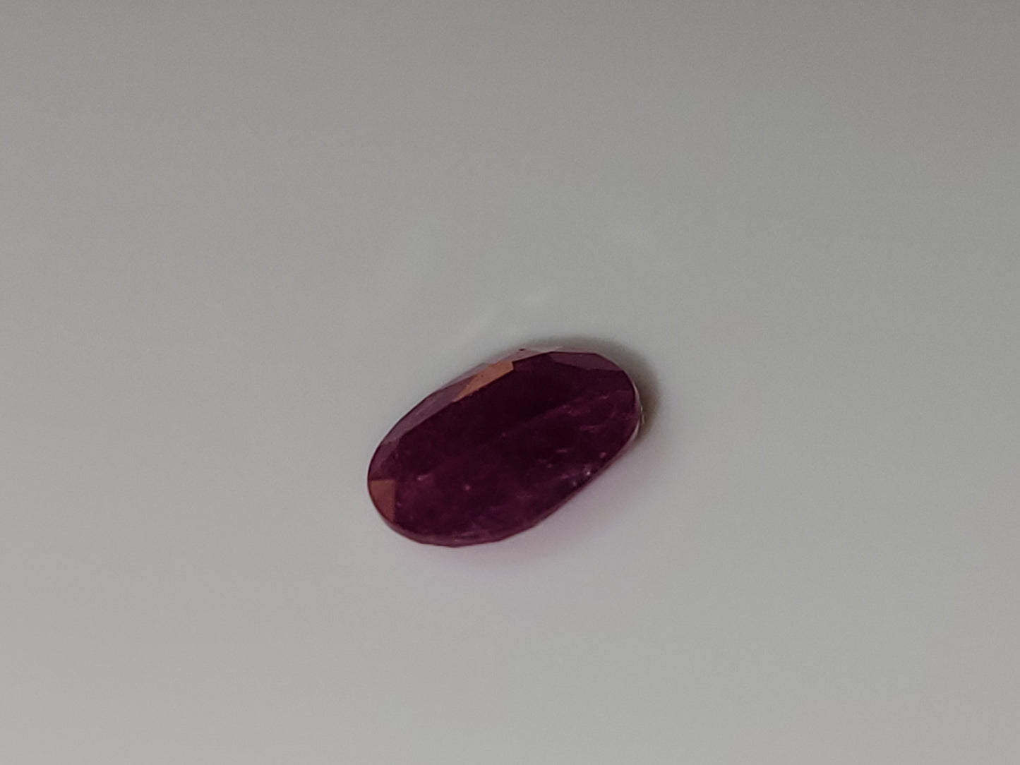 0.695 Ct. Oval-Cut Mozambique Ruby