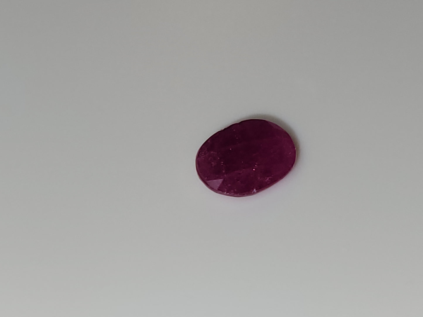 0.695 Ct. Oval-Cut Mozambique Ruby