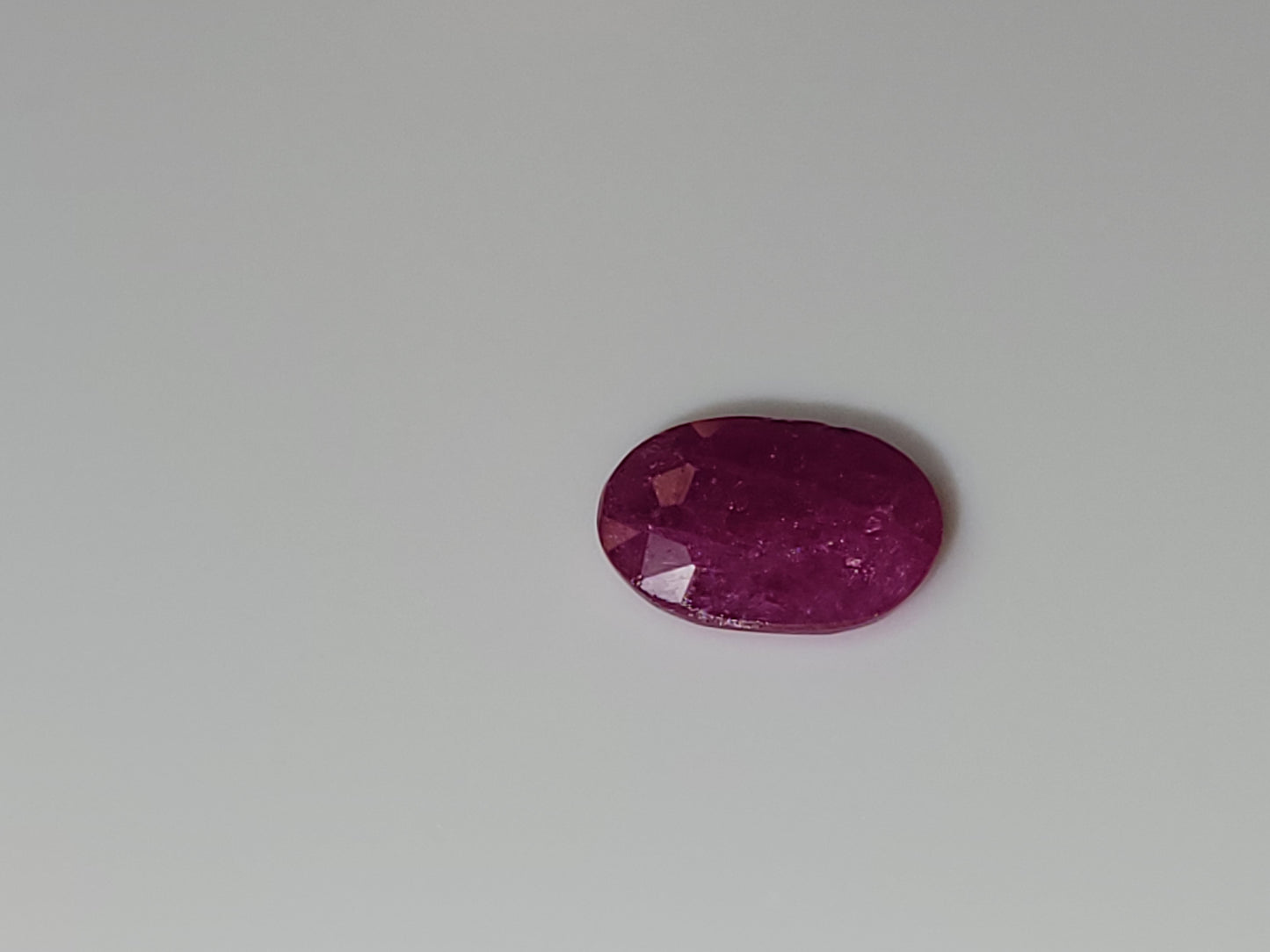 0.695 Ct. Oval-Cut Mozambique Ruby