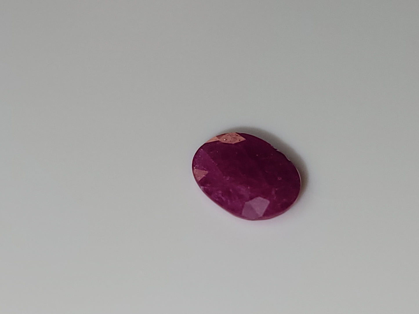 0.695 Ct. Oval-Cut Mozambique Ruby