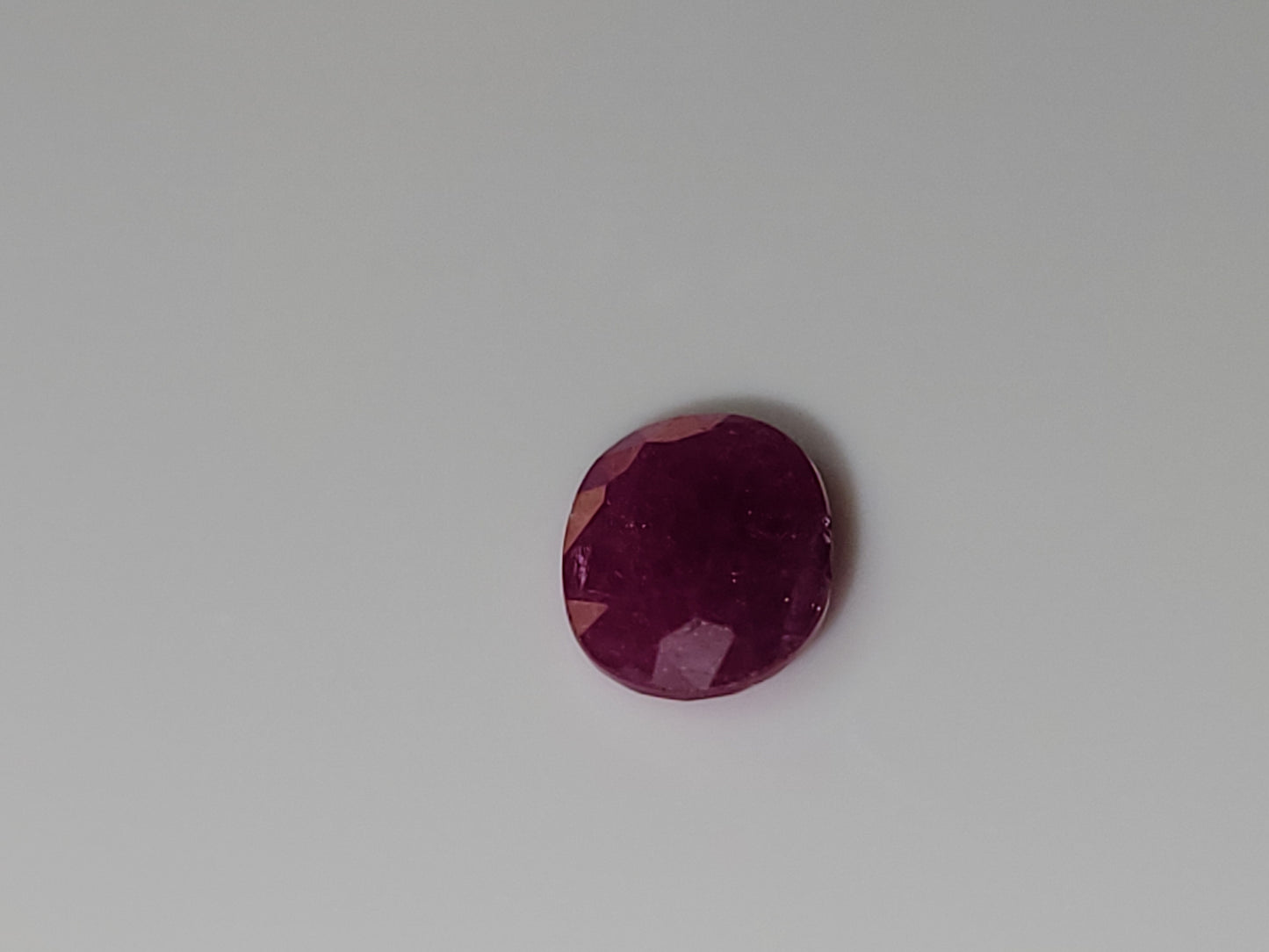 0.695 Ct. Oval-Cut Mozambique Ruby