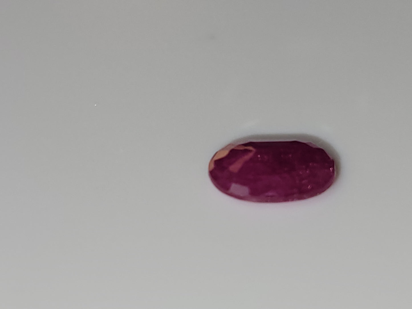 0.695 Ct. Oval-Cut Mozambique Ruby