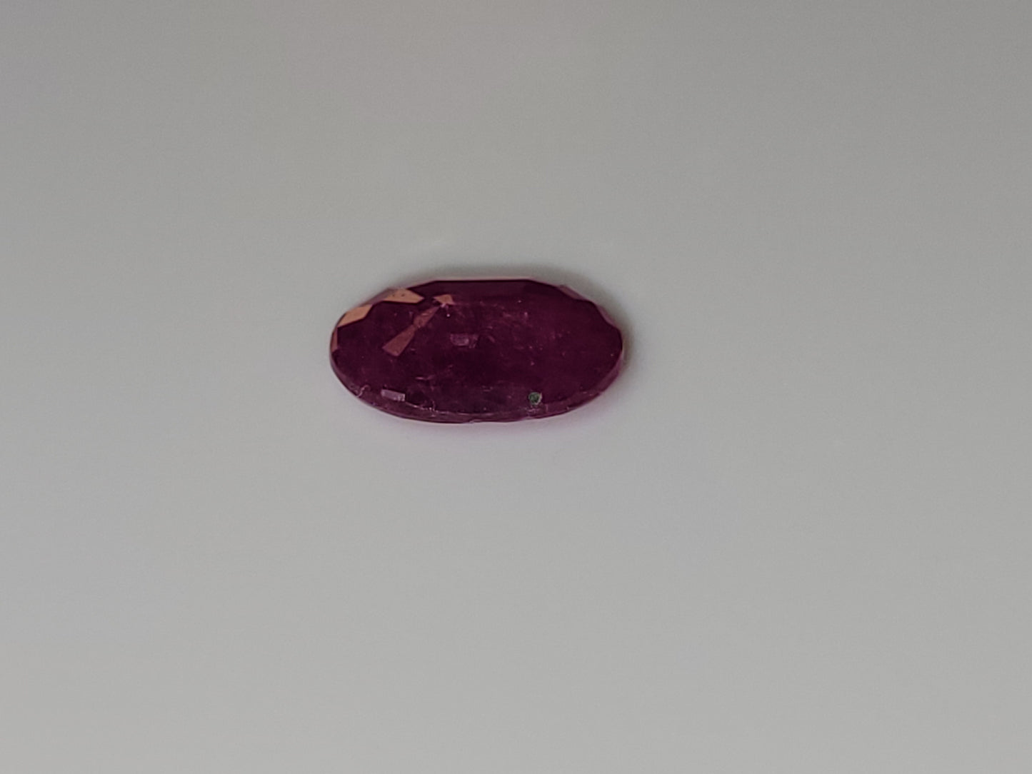 0.695 Ct. Oval-Cut Mozambique Ruby