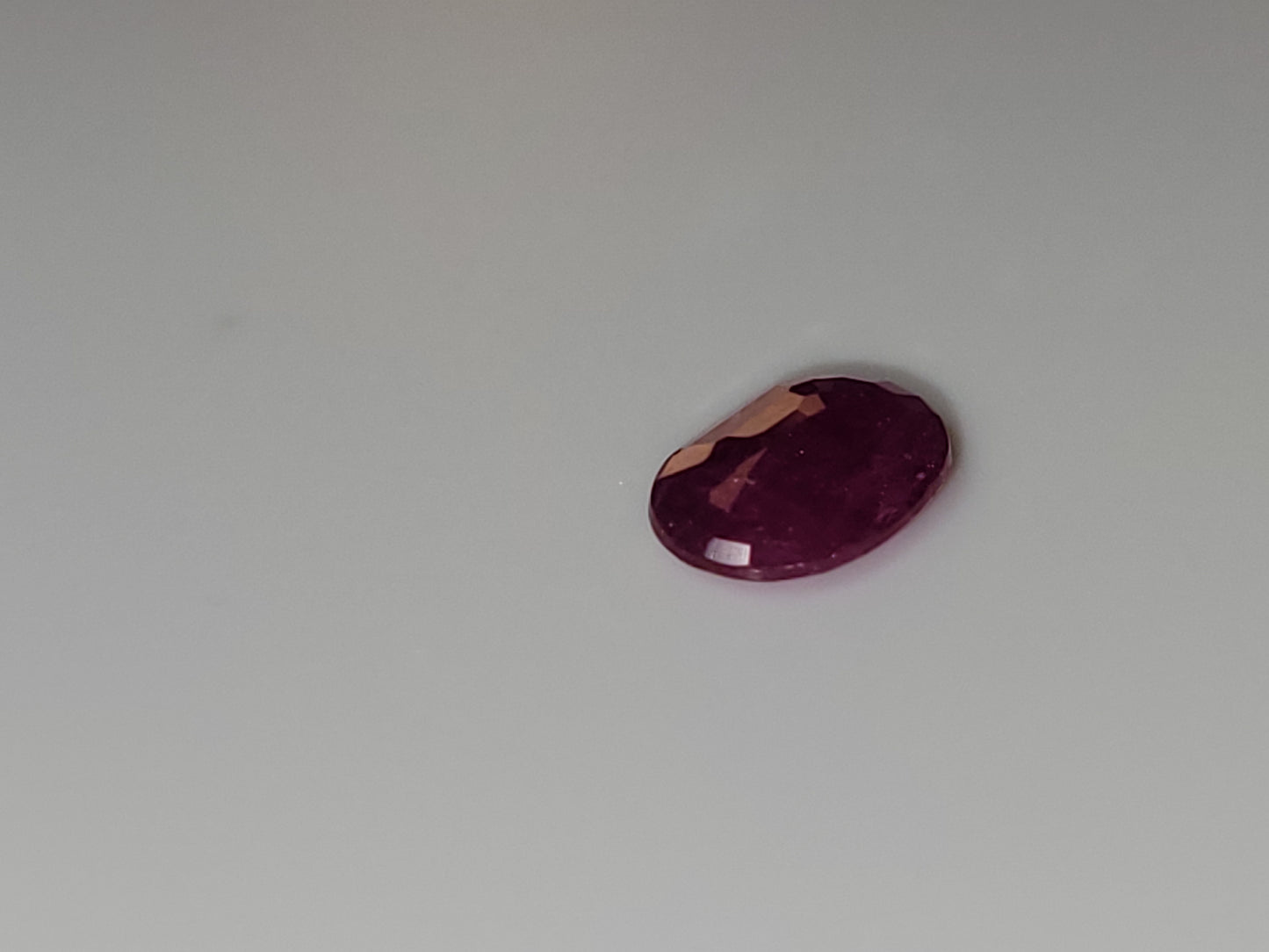 0.695 Ct. Oval-Cut Mozambique Ruby