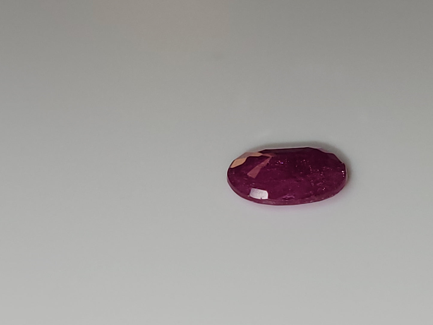 0.695 Ct. Oval-Cut Mozambique Ruby