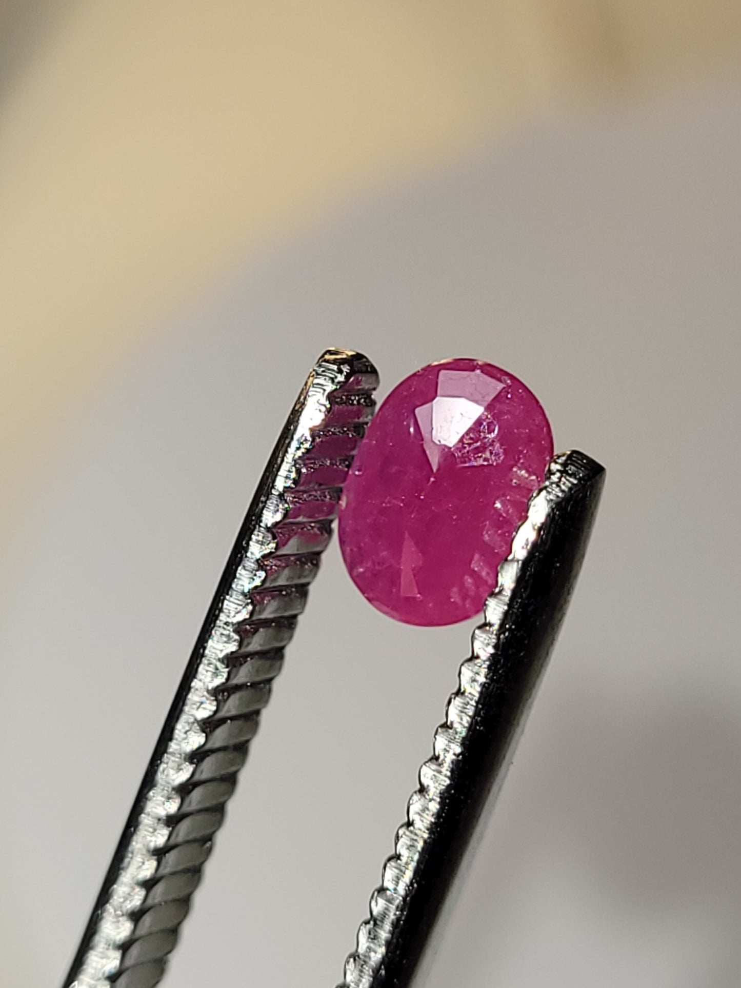 0.695 Ct. Oval-Cut Mozambique Ruby