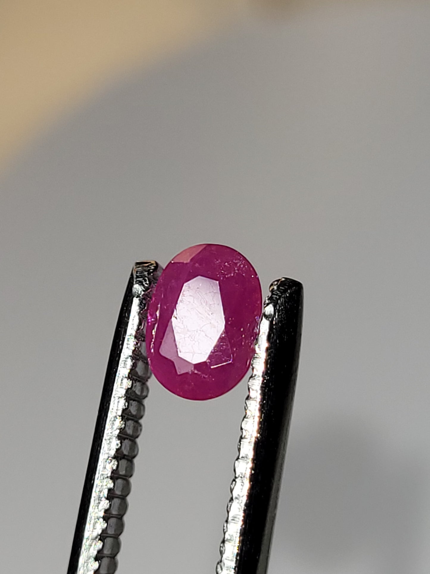 0.695 Ct. Oval-Cut Mozambique Ruby