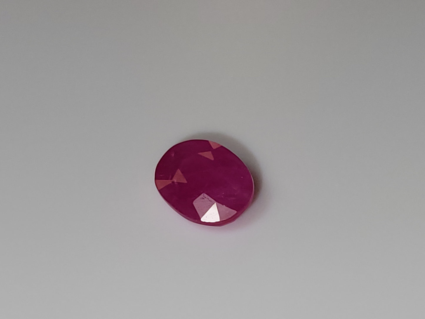 0.96 Ct. Oval-Cut Mozambique Ruby