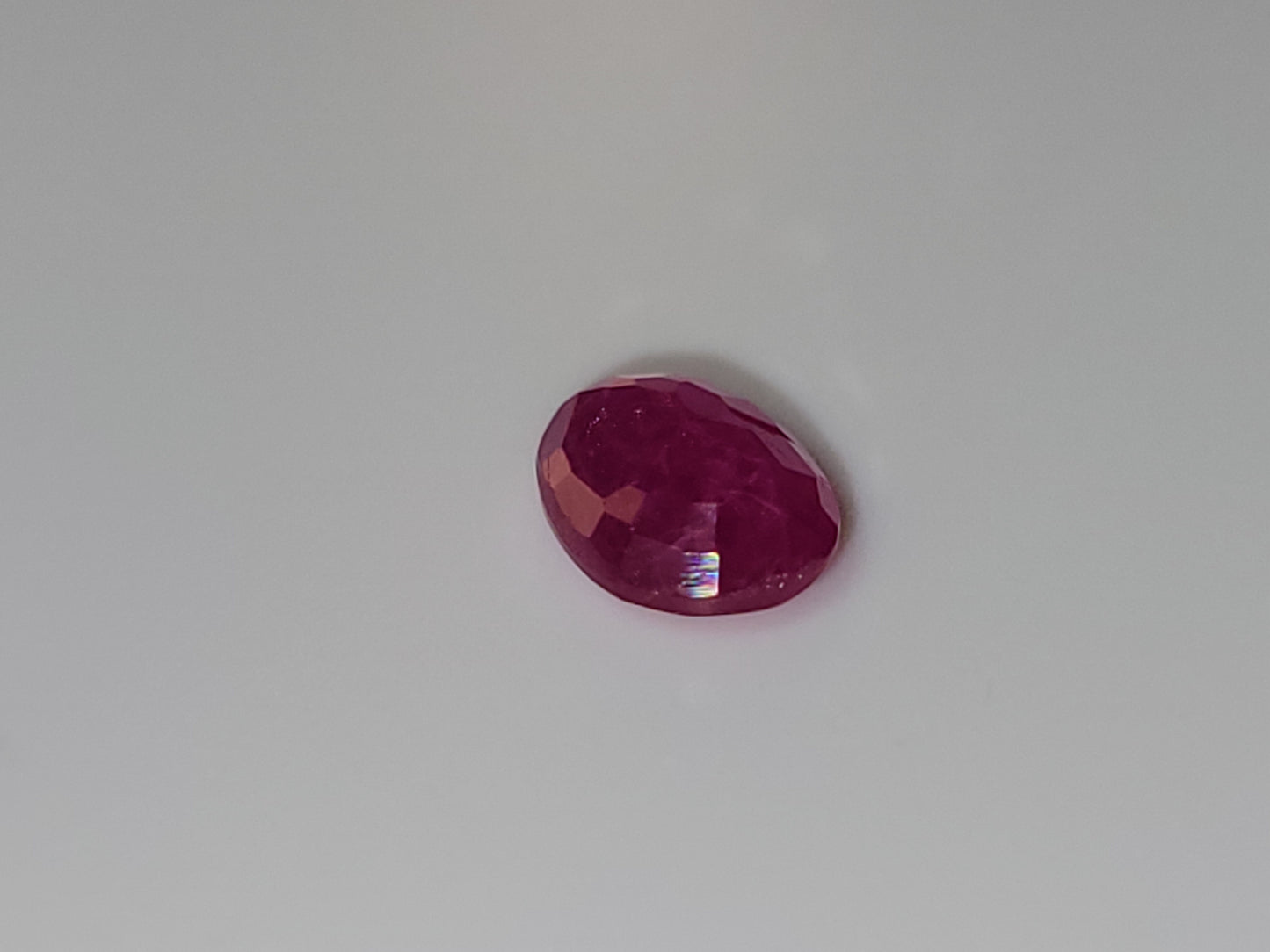 0.96 Ct. Oval-Cut Mozambique Ruby