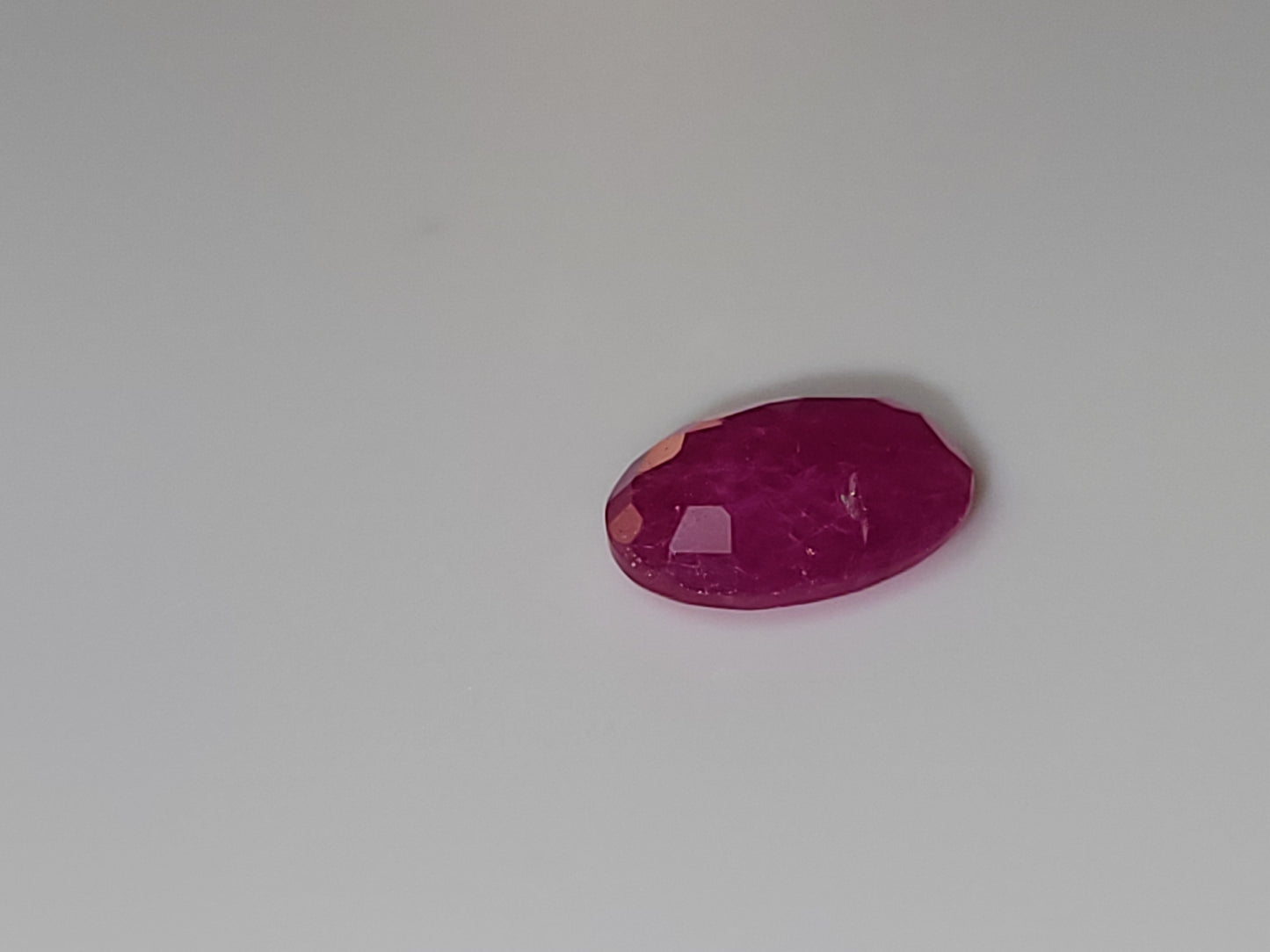 0.96 Ct. Oval-Cut Mozambique Ruby