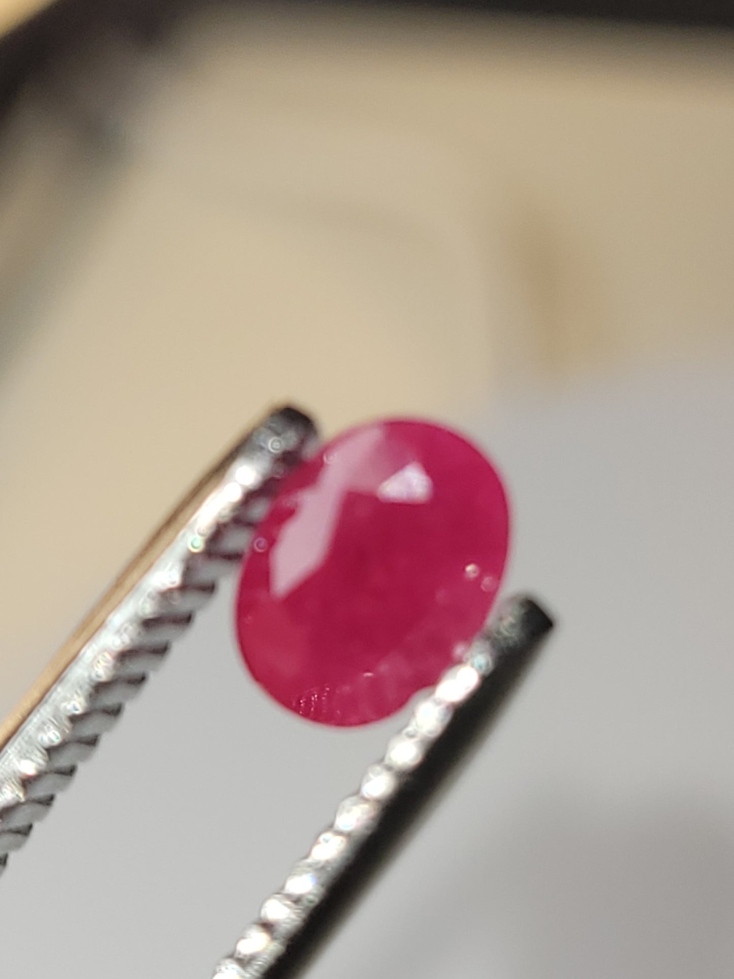 1.135 Ct. Oval-Cut Mozambique Ruby