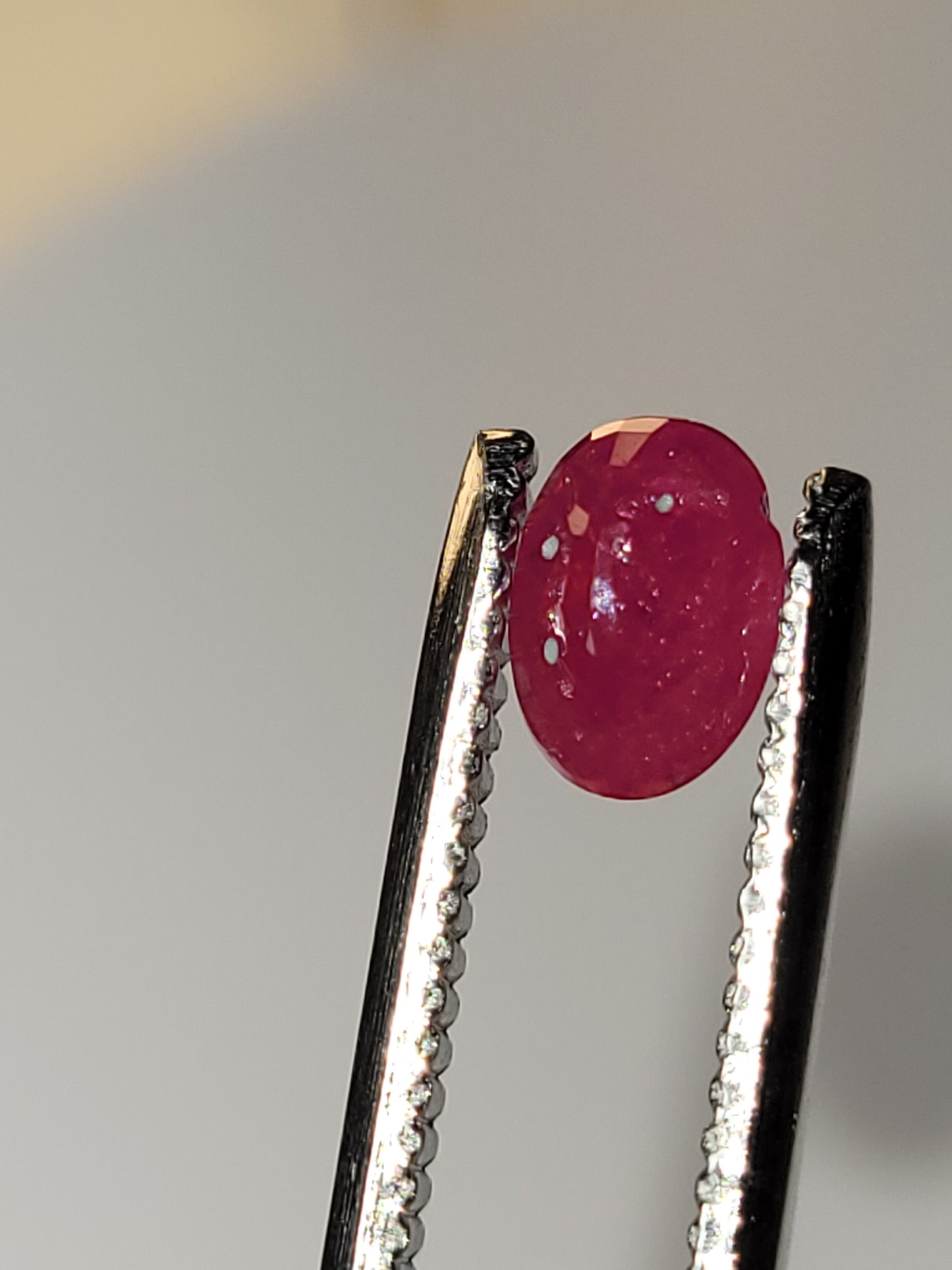 1.135 Ct. Oval-Cut Mozambique Ruby