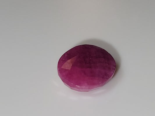 2.965 Ct. Oval-Cut Mozambique Ruby