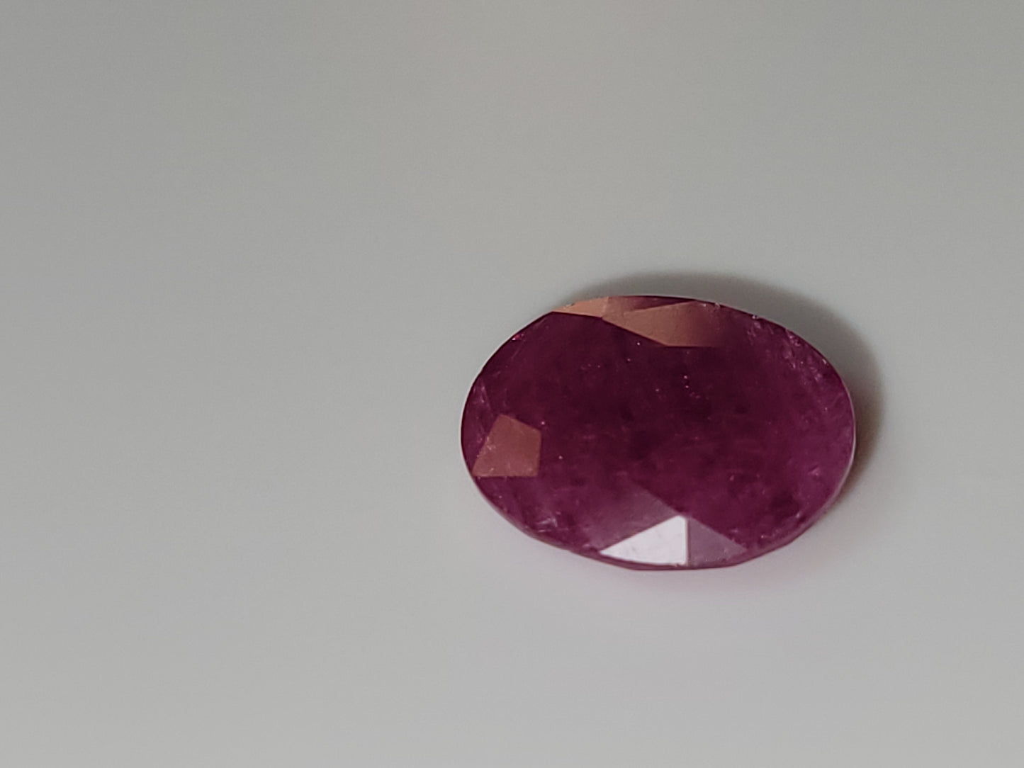 2.595 Ct. Oval-Cut Mozambique Ruby